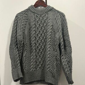 H&M Gray Cable Knit Sweater